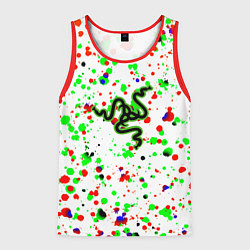 Мужская майка без рукавов Razer краски абстрактные