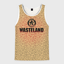 Майка-безрукавка мужская Wasteland со значком рейнджера, цвет: 3D-белый