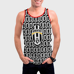 Майка-безрукавка мужская Juventus pattern fc, цвет: 3D-красный — фото 2