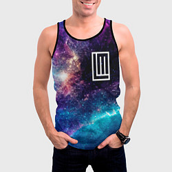 Майка-безрукавка мужская Lindemann space rock, цвет: 3D-черный — фото 2