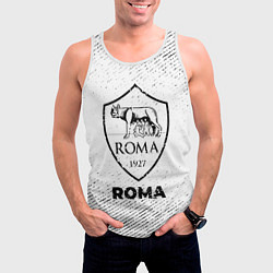 Майка-безрукавка мужская Roma с потертостями на светлом фоне, цвет: 3D-белый — фото 2