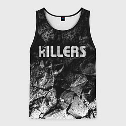 Мужская майка без рукавов The Killers black graphite