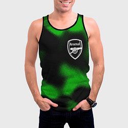 Майка-безрукавка мужская Arsenal sport halftone, цвет: 3D-черный — фото 2