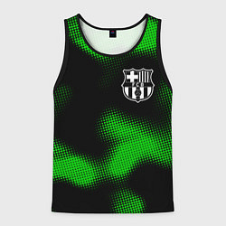 Майка-безрукавка мужская Barcelona sport halftone, цвет: 3D-черный