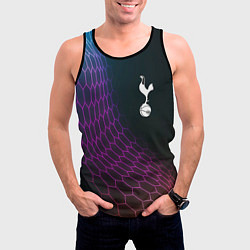 Майка-безрукавка мужская Tottenham футбольная сетка, цвет: 3D-черный — фото 2