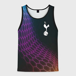 Майка-безрукавка мужская Tottenham футбольная сетка, цвет: 3D-черный