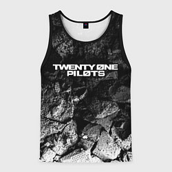 Майка-безрукавка мужская Twenty One Pilots black graphite, цвет: 3D-черный