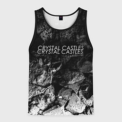 Майка-безрукавка мужская Crystal Castles black graphite, цвет: 3D-черный