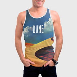 Майка-безрукавка мужская Sands - Dune, цвет: 3D-белый — фото 2