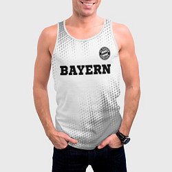Майка-безрукавка мужская Bayern sport на светлом фоне посередине, цвет: 3D-белый — фото 2