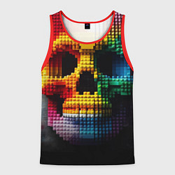 Мужская майка без рукавов Lego skull fantasy - ai art