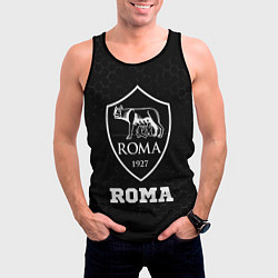 Майка-безрукавка мужская Roma sport на темном фоне, цвет: 3D-черный — фото 2