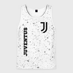 Майка-безрукавка мужская Juventus sport на светлом фоне вертикально, цвет: 3D-белый