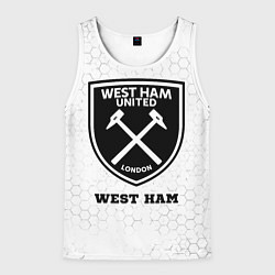 Мужская майка без рукавов West Ham sport на светлом фоне