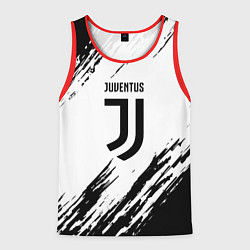 Майка-безрукавка мужская Juventus краски, цвет: 3D-красный
