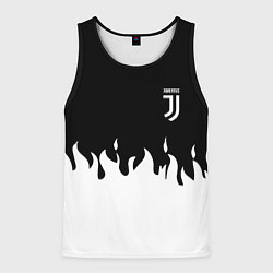 Майка-безрукавка мужская Juventus fire, цвет: 3D-черный