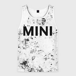 Майка-безрукавка мужская Mini dirty ice, цвет: 3D-белый