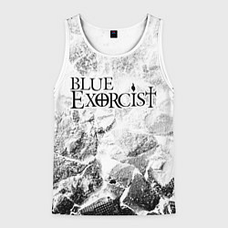 Майка-безрукавка мужская Blue Exorcist white graphite, цвет: 3D-белый