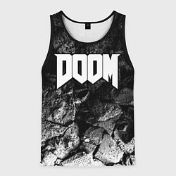 Майка-безрукавка мужская Doom black graphite, цвет: 3D-черный