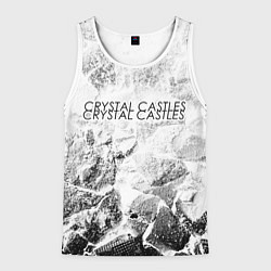Мужская майка без рукавов Crystal Castles white graphite