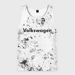 Майка-безрукавка мужская Volkswagen dirty ice, цвет: 3D-белый