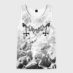 Мужская майка без рукавов Mayhem white graphite