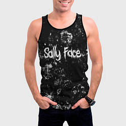 Майка-безрукавка мужская Sally Face black ice, цвет: 3D-черный — фото 2