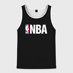 Майка-безрукавка мужская NBA logo sport, цвет: 3D-белый