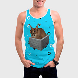 Майка-безрукавка мужская Шлепа в коробке, цвет: 3D-белый — фото 2