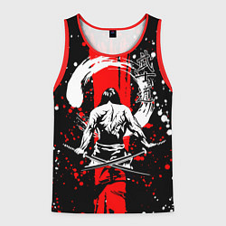 Мужская майка без рукавов Самурай с двумя мечами