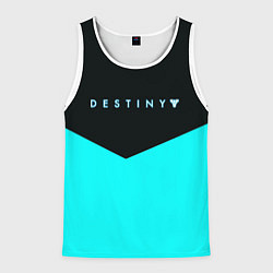 Майка-безрукавка мужская Destiny action geometry, цвет: 3D-белый