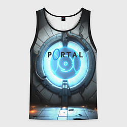 Мужская майка без рукавов Portal logo game