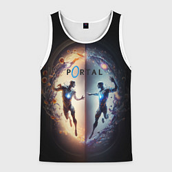 Мужская майка без рукавов Люди в портале