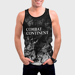 Майка-безрукавка мужская Combat Continent black graphite, цвет: 3D-черный — фото 2