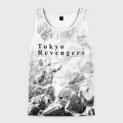 Мужская майка без рукавов Tokyo Revengers white graphite