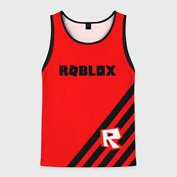 Майка-безрукавка мужская Roblox geometry game, цвет: 3D-черный