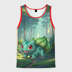 Мужская майка без рукавов Bulbasaur pokemon