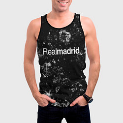 Майка-безрукавка мужская Real Madrid black ice, цвет: 3D-черный — фото 2