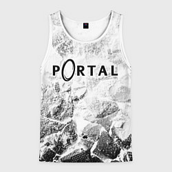 Мужская майка без рукавов Portal white graphite