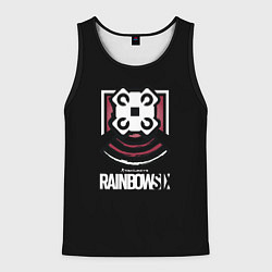Мужская майка без рукавов Радуга лого ачивки