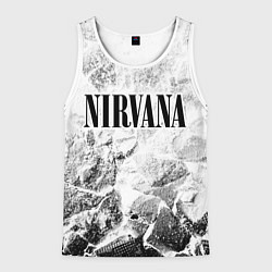 Майка-безрукавка мужская Nirvana white graphite, цвет: 3D-белый