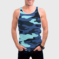 Майка-безрукавка мужская Камуфляж спецназа, цвет: 3D-белый — фото 2