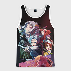 Майка-безрукавка мужская Звездное детя 2 герои, цвет: 3D-белый