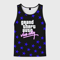 Майка-безрукавка мужская GTA star vice city, цвет: 3D-черный