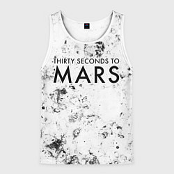 Майка-безрукавка мужская Thirty Seconds to Mars dirty ice, цвет: 3D-белый