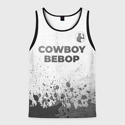 Мужская майка без рукавов Cowboy Bebop - white gradient посередине