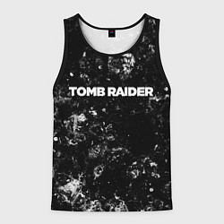 Майка-безрукавка мужская Tomb Raider black ice, цвет: 3D-черный
