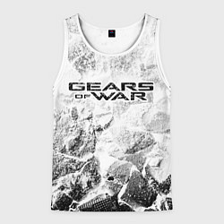 Мужская майка без рукавов Gears of War white graphite