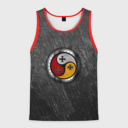 Мужская майка без рукавов Три слезы бога на камне