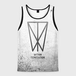 Мужская майка без рукавов Within Temptation - white gradient